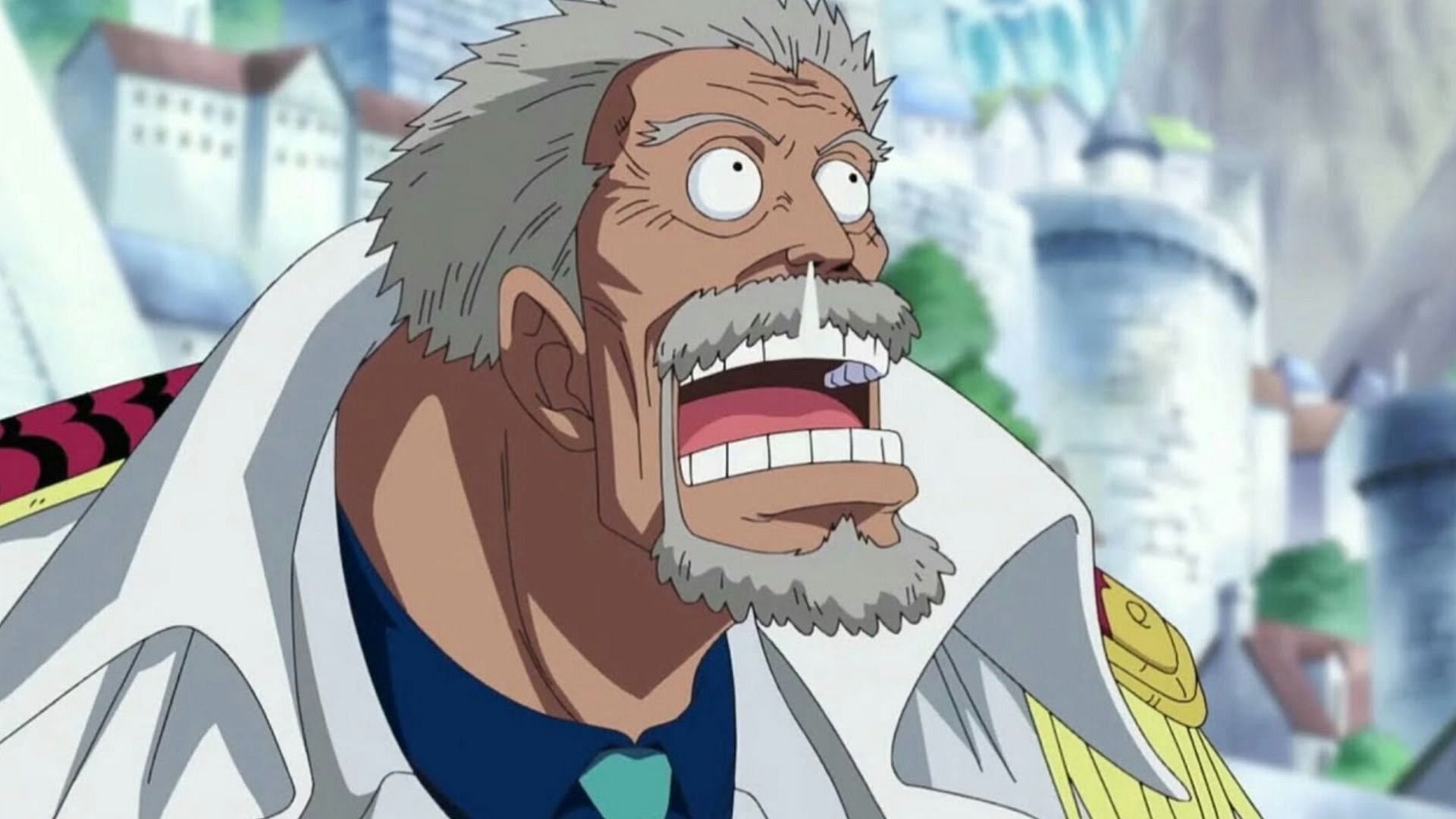 Garp as seen in anime (Image via Toei Animation)